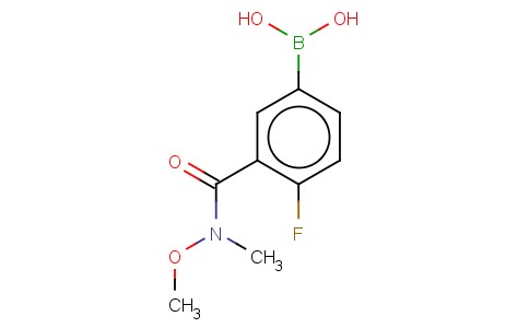 4-FLUORO-3-(METHOXY(METHYL)CARBAMOYL)PHENYLBORONIC ACID